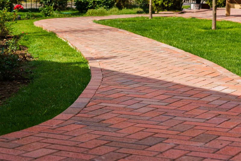Paver Patio with Multi-Color Pattern
